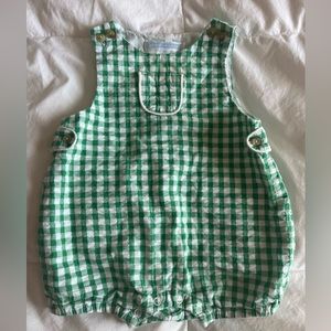 Janie and Jack gingham romper